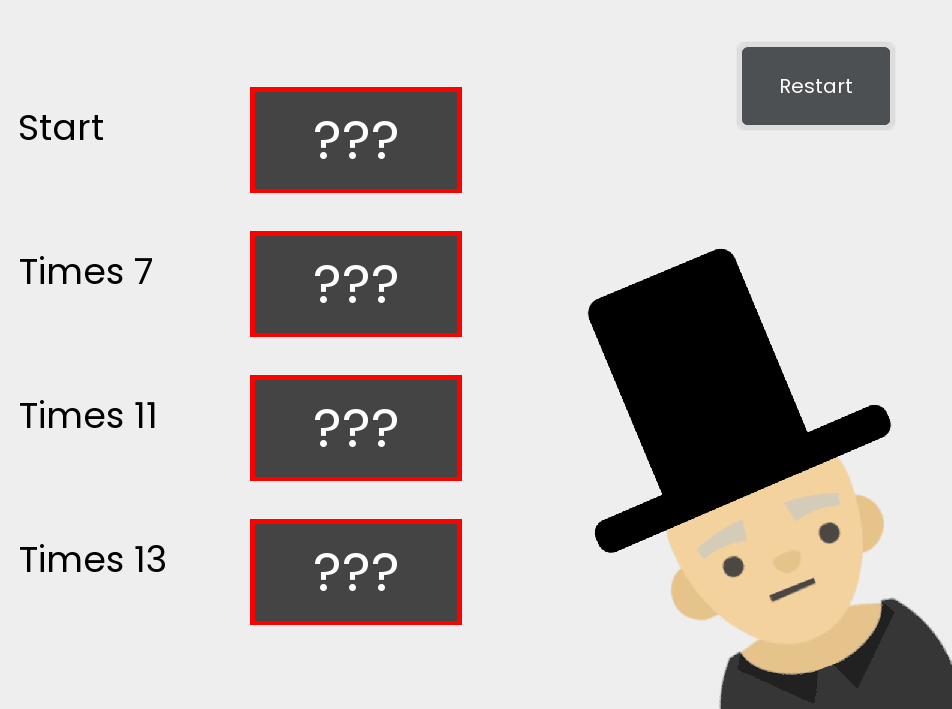 Example of task being completed