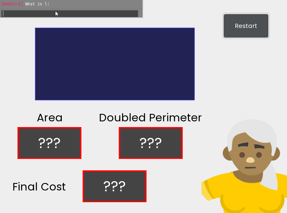 Example of task being completed